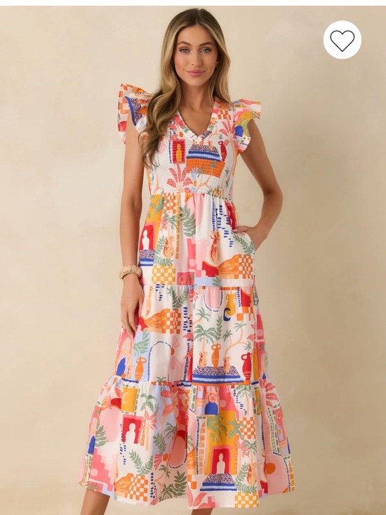 Red Dress Boutique Dresses & Skirts - Red Dress Boutique V-Neck Maxi Dress in Multi-Color Floral print